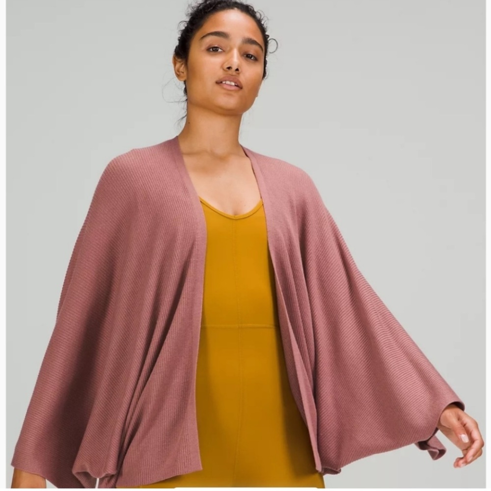 Lululemon Cashlu‎ Knit Textured Wrap